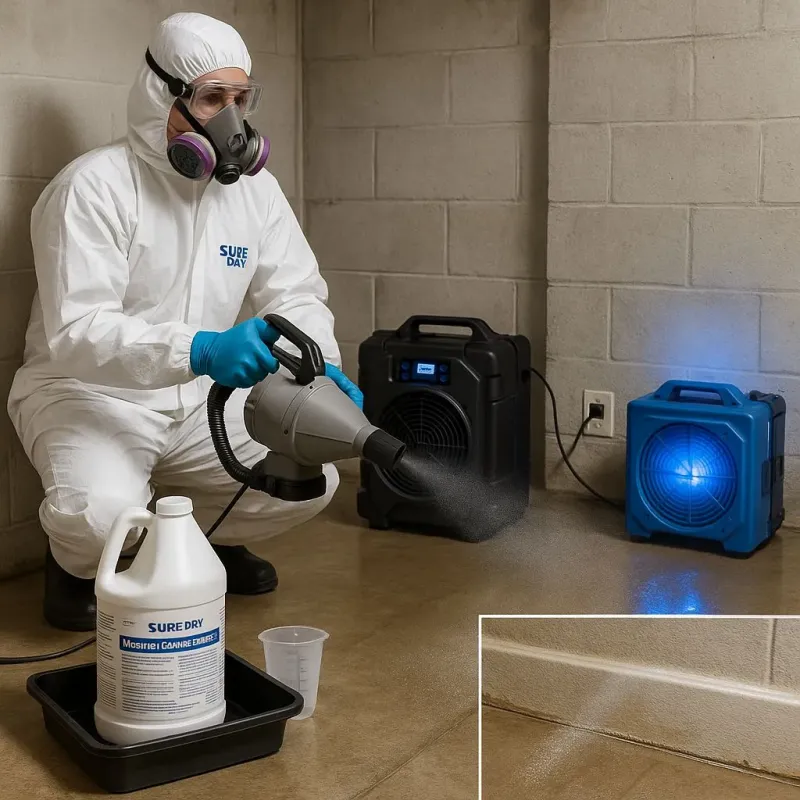 Sanitization and Odor Removal process in Kaser, NY