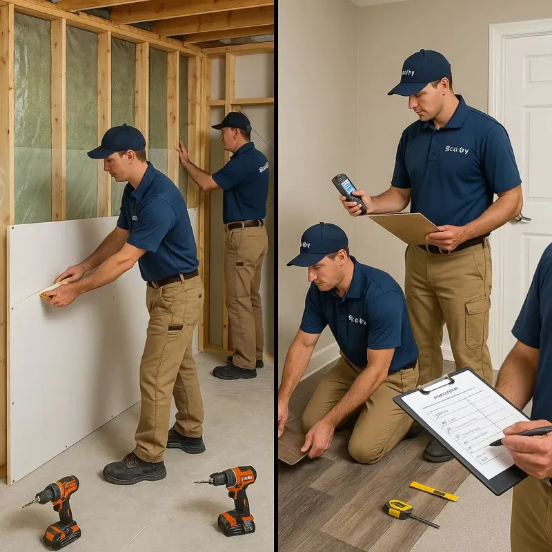 Repairs and Reconstruction process in Kaser, NY